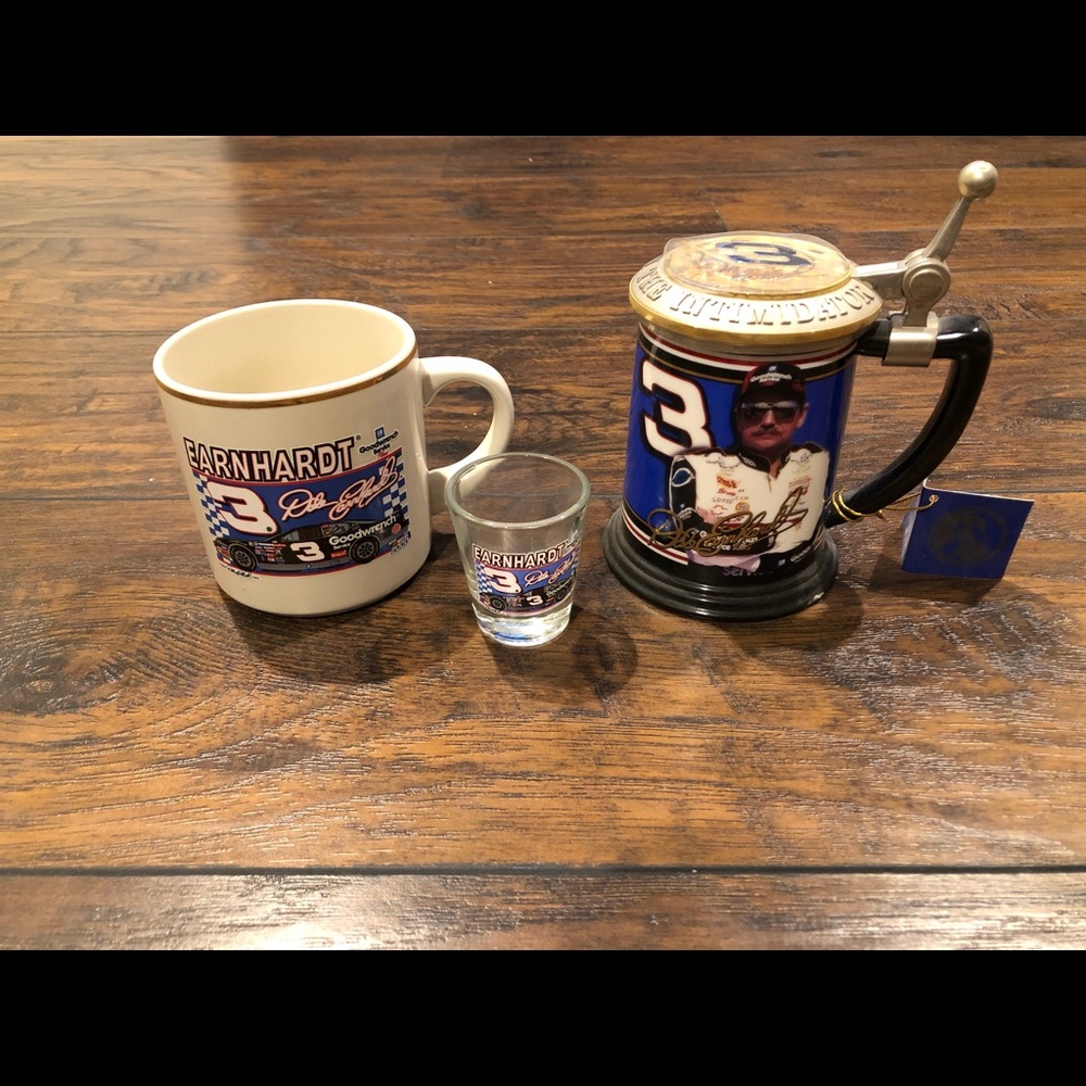 3 Dale Earnhardt Mugs